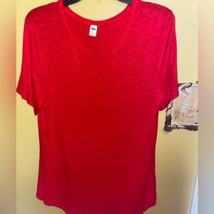Soft old navy luxe shirt. size L. No holes or tears.